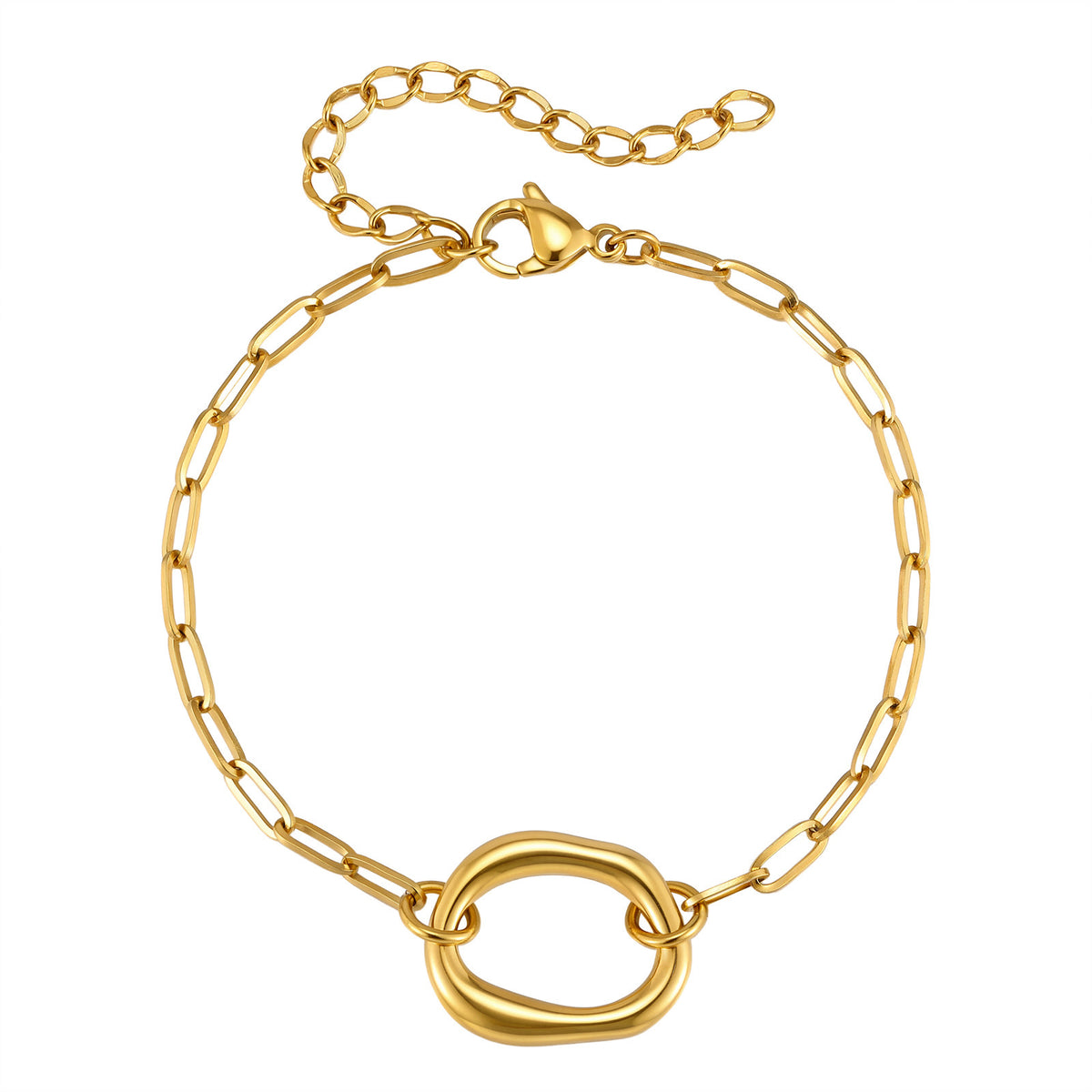 Geometric Stainless Steel Bracelet