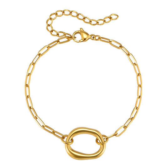 Geometric Stainless Steel Bracelet