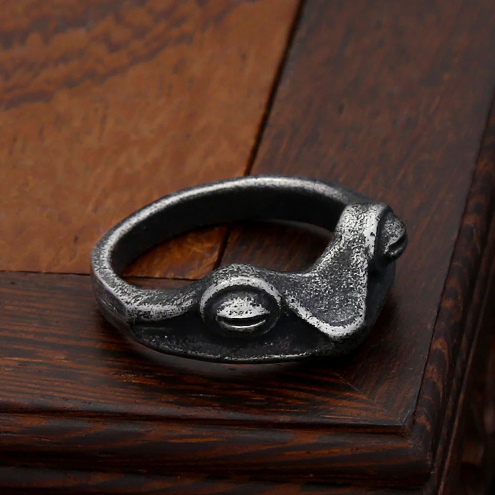 Punk Viking Stainless Steel Men's Ring