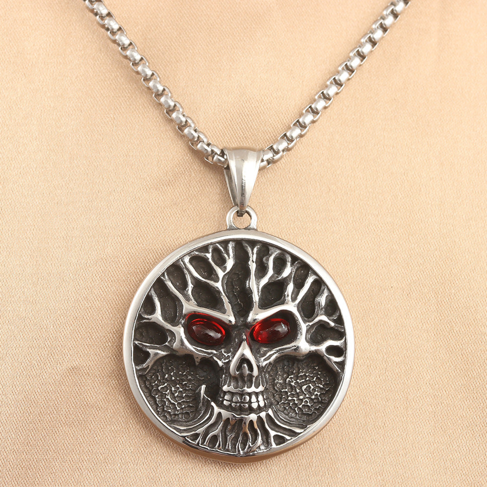 European And American Stainless Steel Tree Of Life Pendant