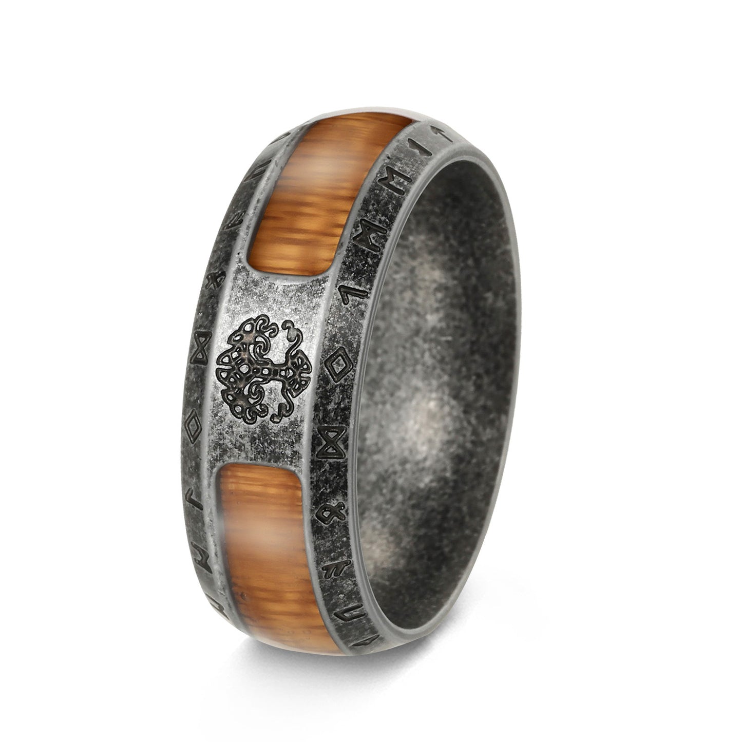 Planderful Everyday Genie Viking Tree Of Life Ring For Men Steel Unisex Retro Protection Symbol