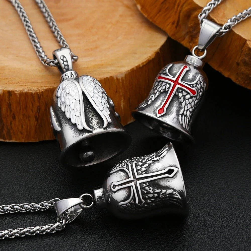 Vintage Viking Stainless Steel Men's Pendant Necklace