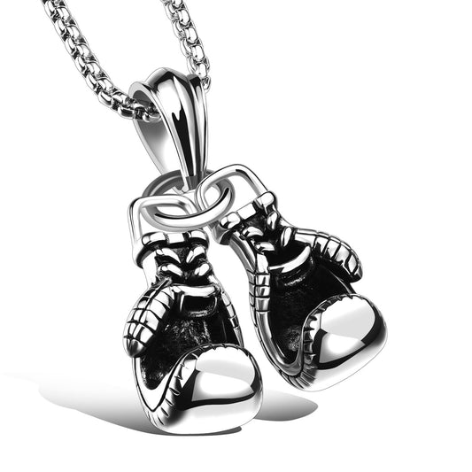 Planderful Stainless Steel Necklace For Men Bold Urban Punk Hip Hop Jewelry Gift