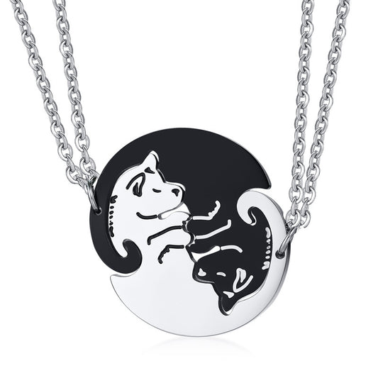 Black Stainless Steel Pendant Unisex