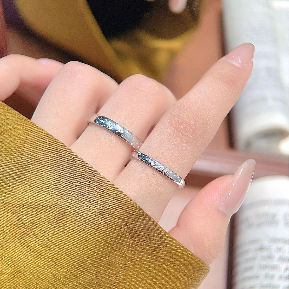 Minimalist Star S925 Sterling Silver Ring