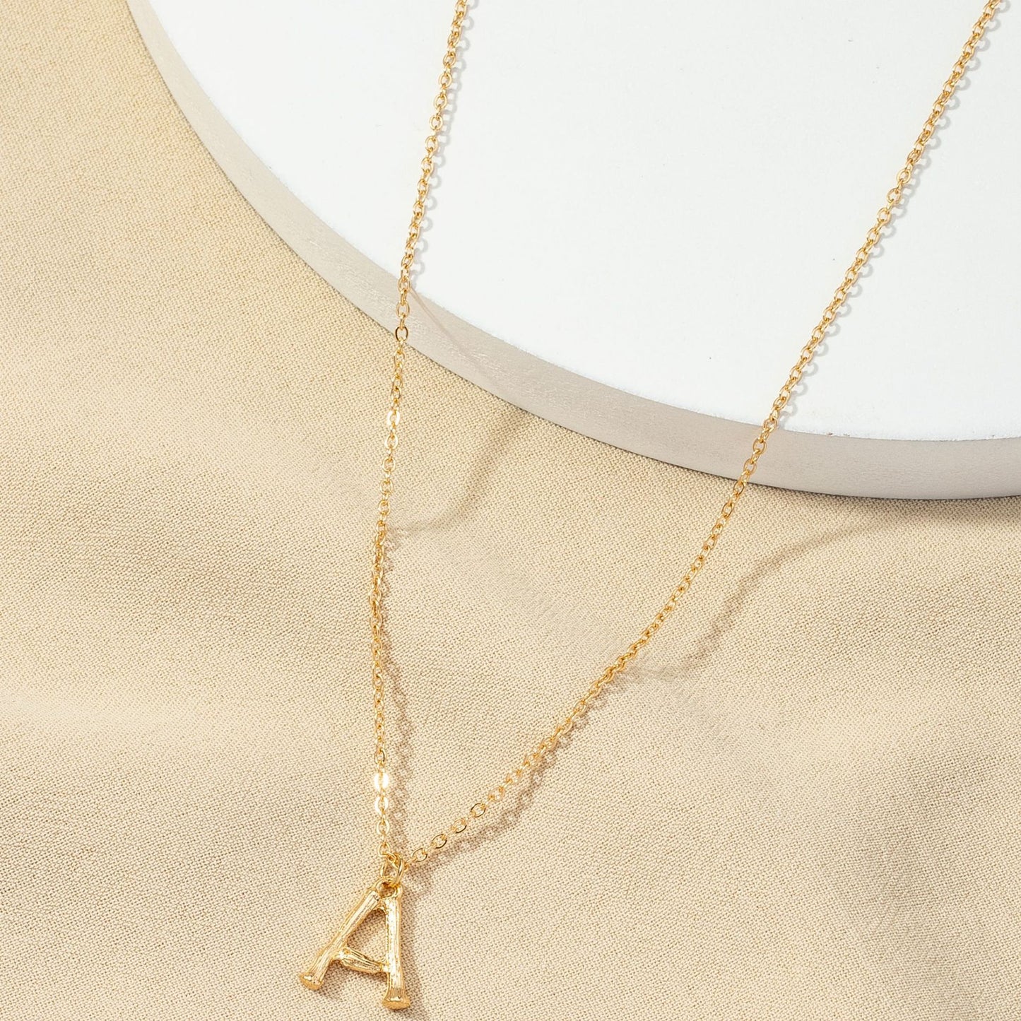 Letter A Pendant Necklace - Vienna Verve Collection