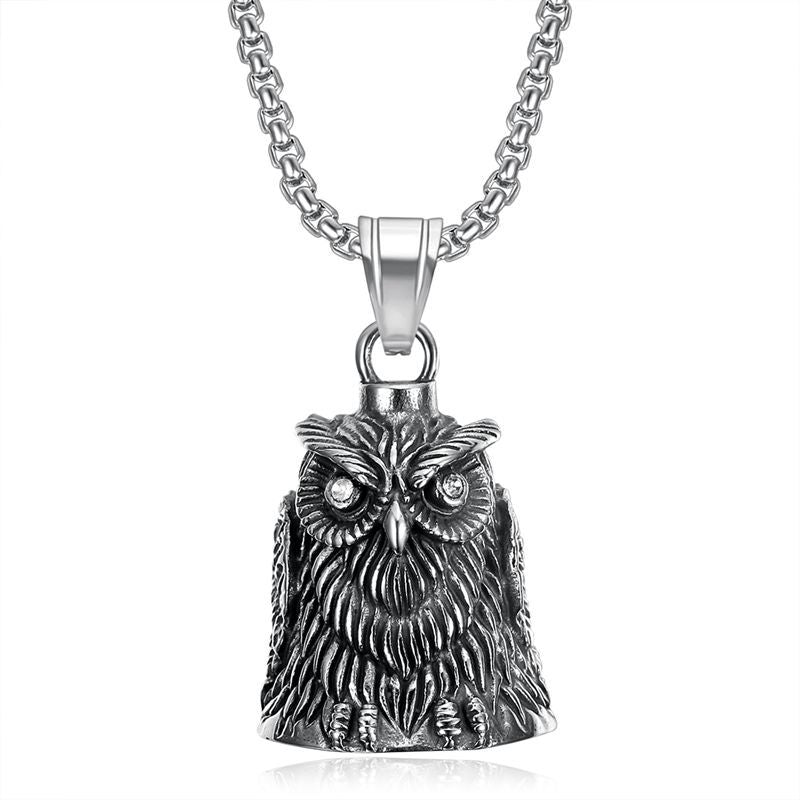 Punk Owl Stainless Steel Jewelry