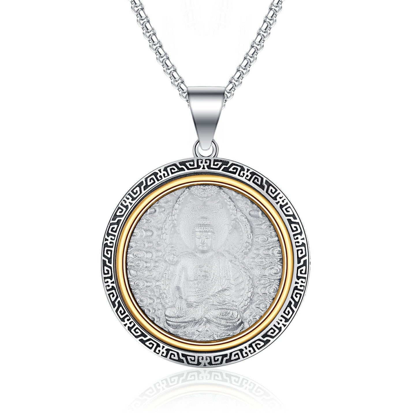 Stainless Steel Necklace – Dainty Zodiac Buddha Charms