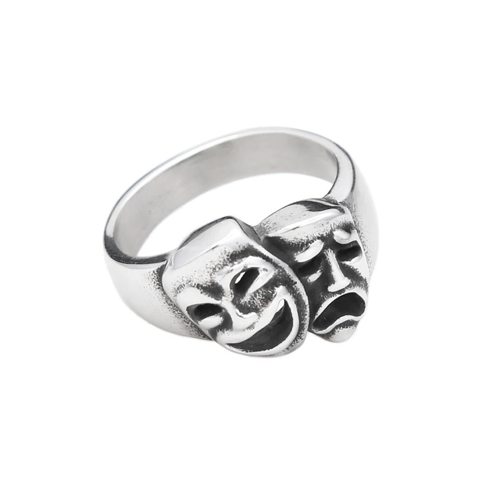 Punk Mask Men's Ring