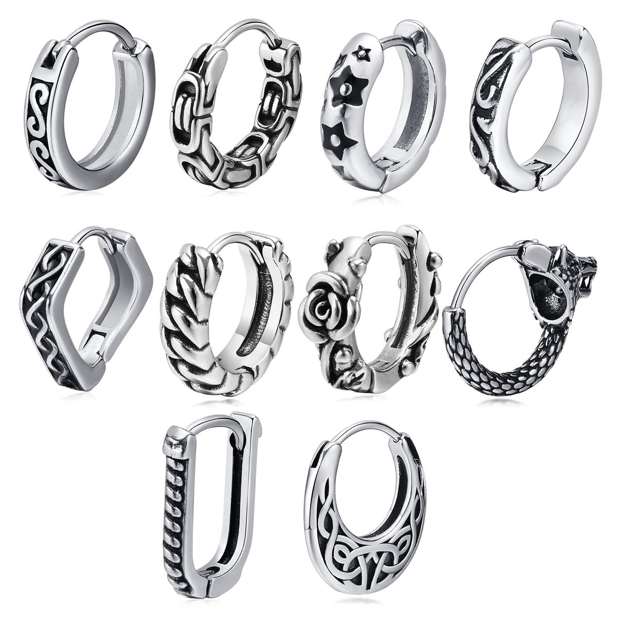 Vintage Single Earrings — Seven Designs