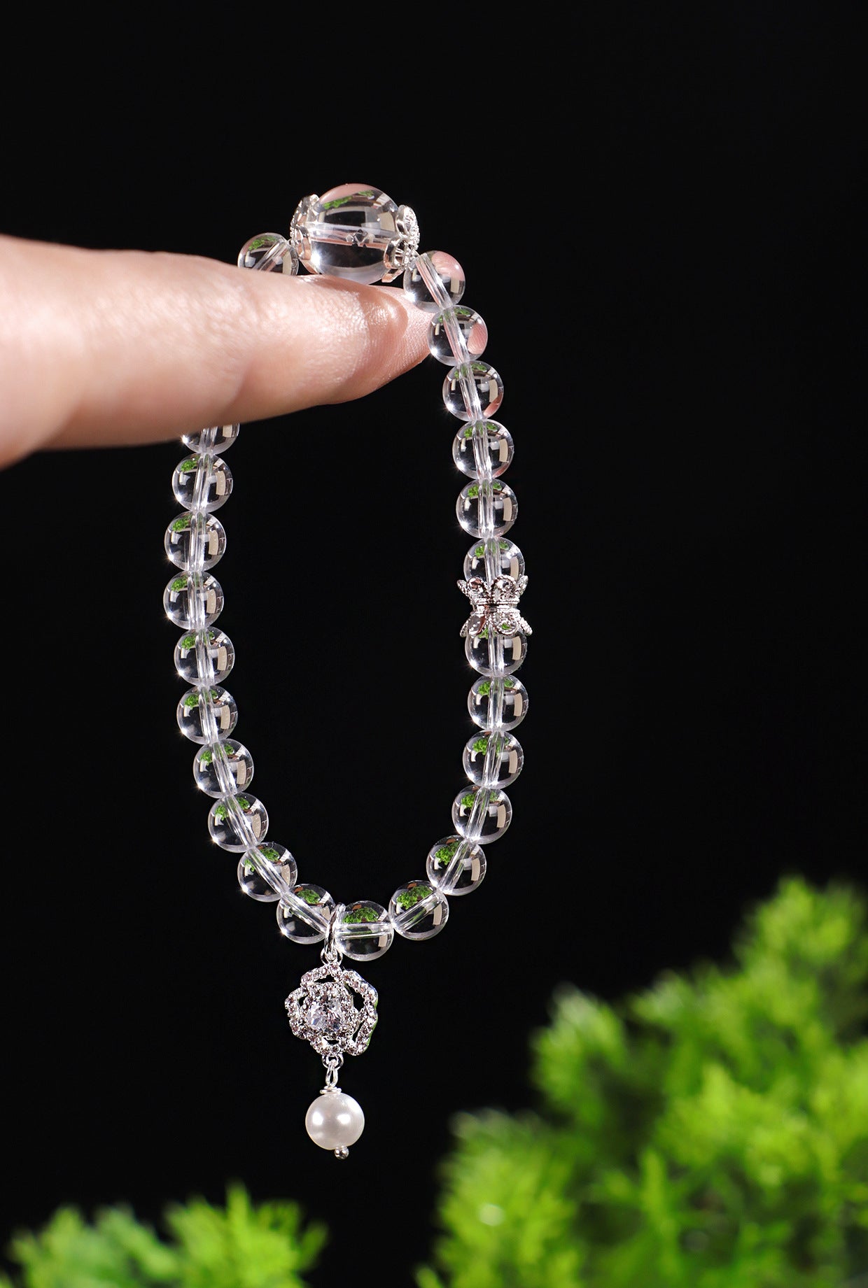 Planderful Fortune's Favor Bracelet – Elegant Crystal Beaded Design
