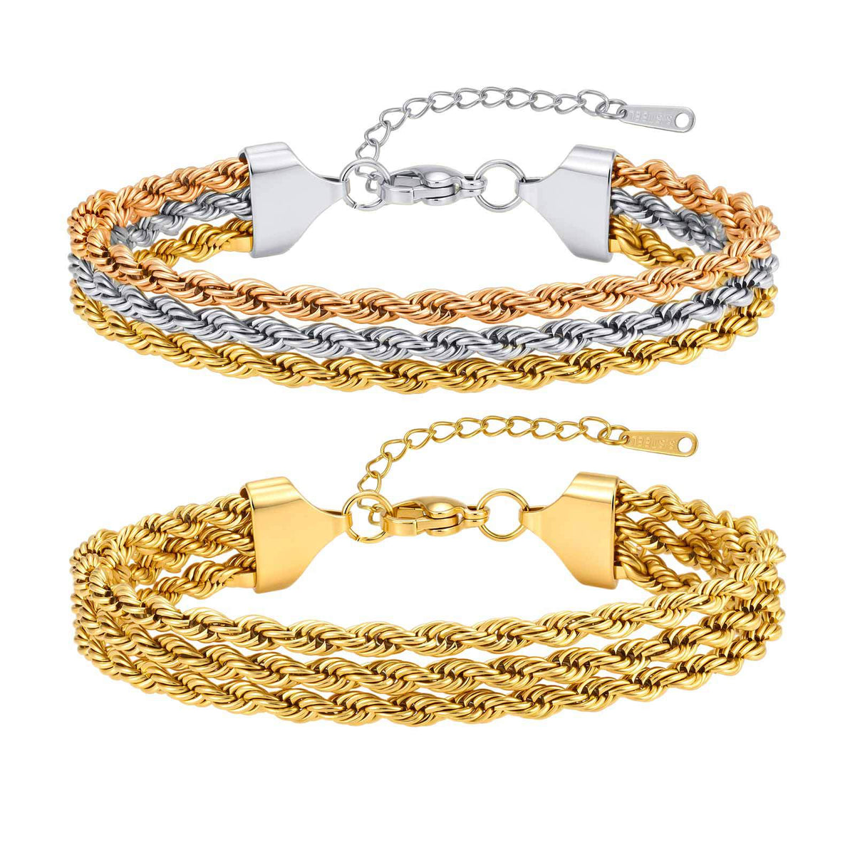 Braided Stainless Steel Bracelet