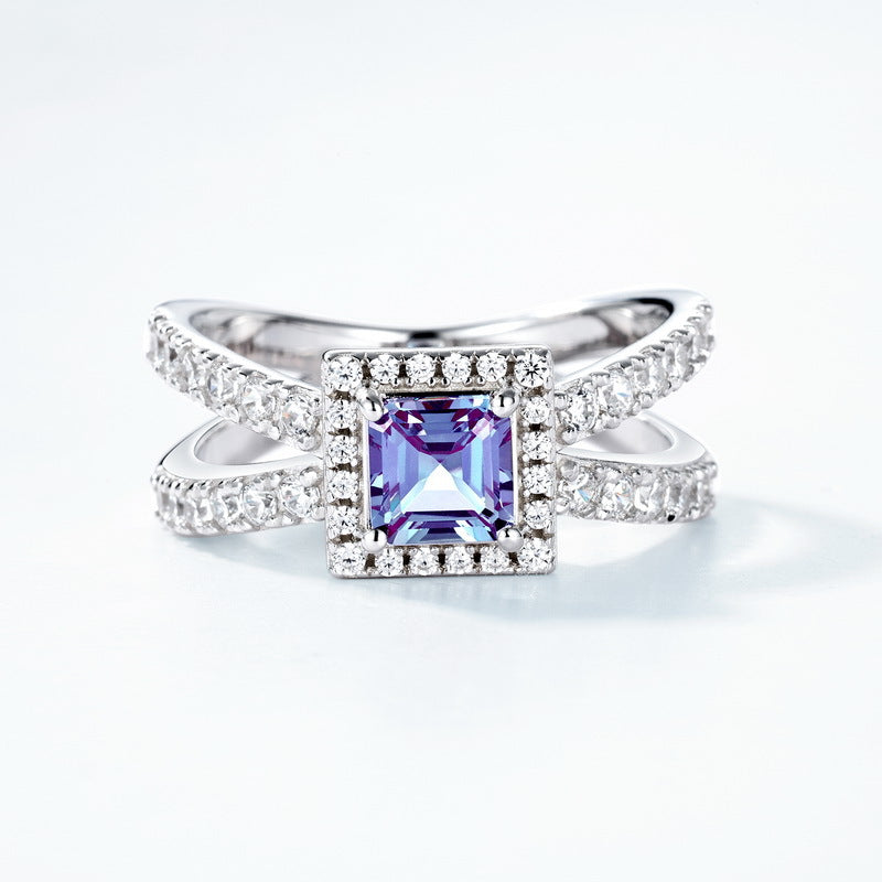 Planderful Jewelry Sterling Silver Alexandrite Ring
