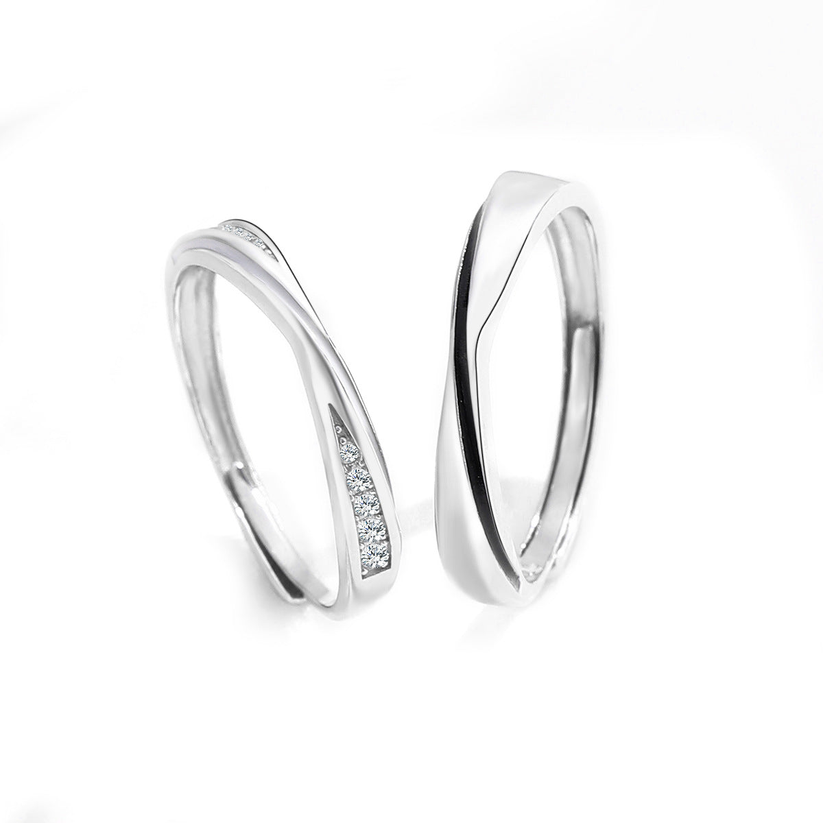 Minimalist Heart S925 Sterling Silver Women's Ring