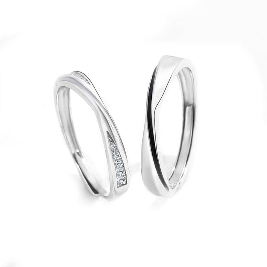 Minimalist Heart S925 Sterling Silver Women's Ring