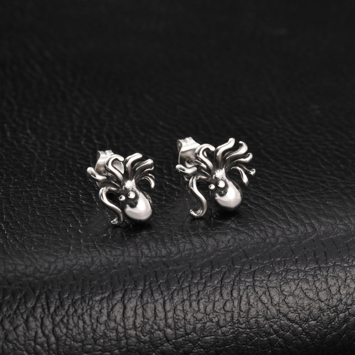 Stainless Steel Cat Earrings