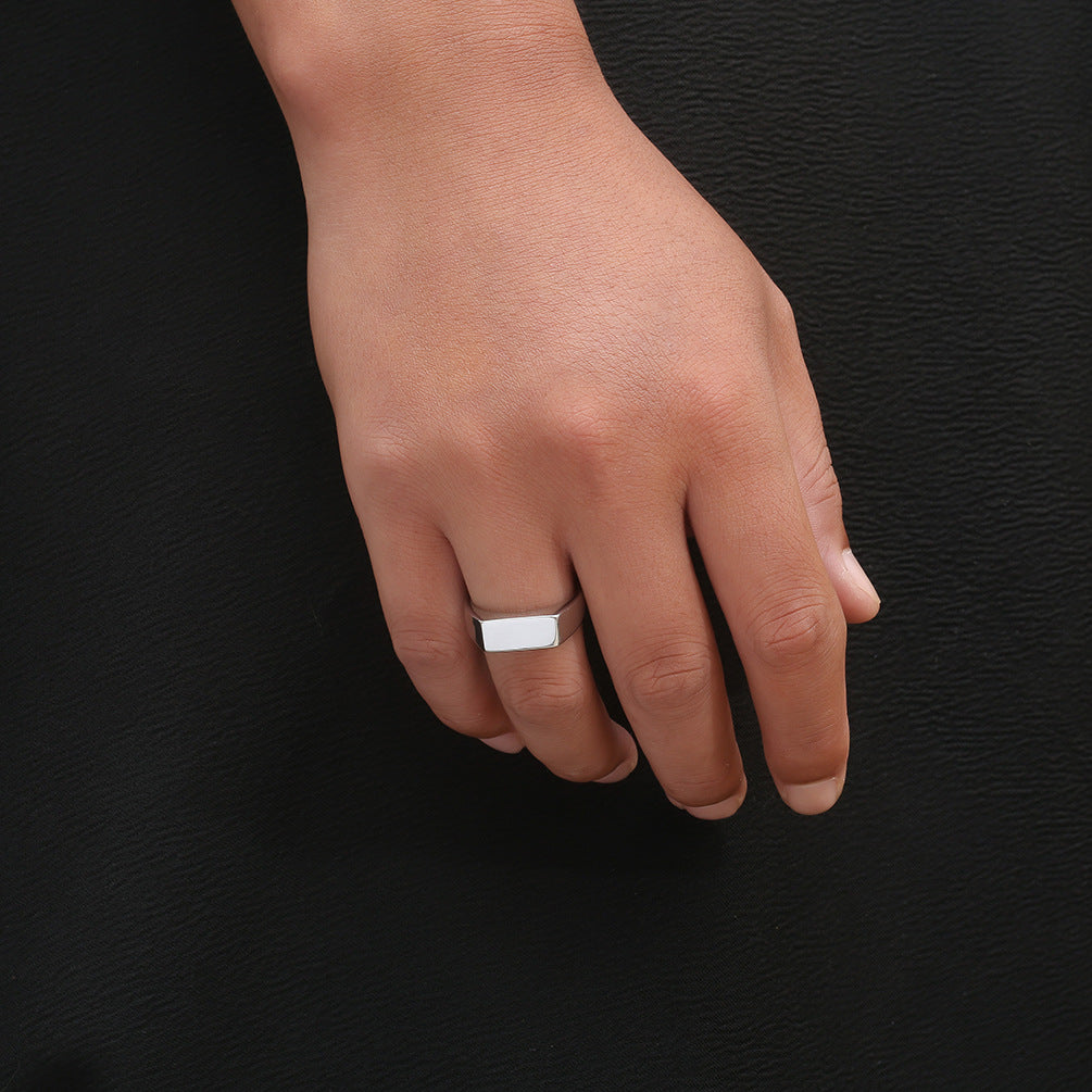 Steel Ring – Minimalist Unisex Everyday Wear