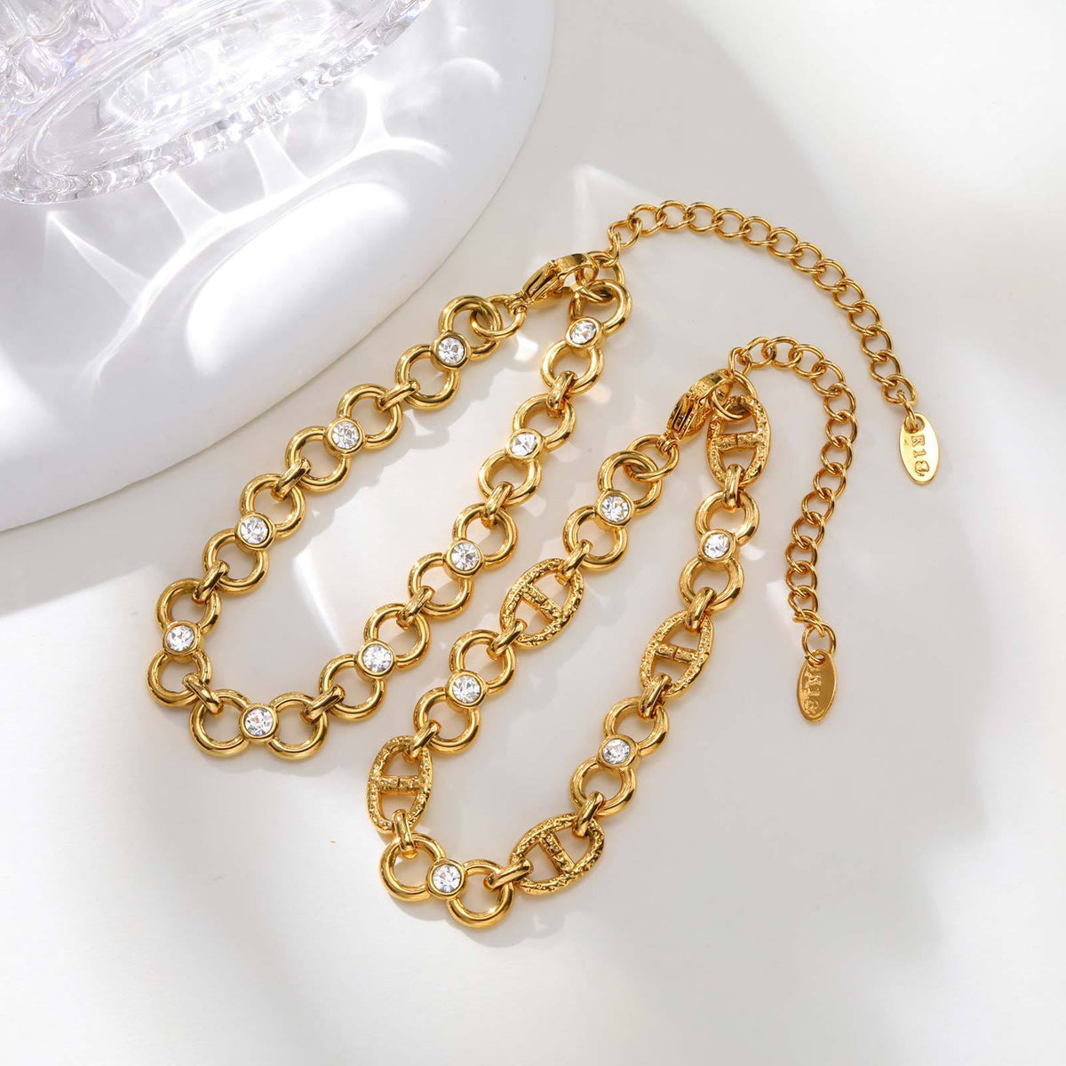 Zircon Stainless Steel Bracelet