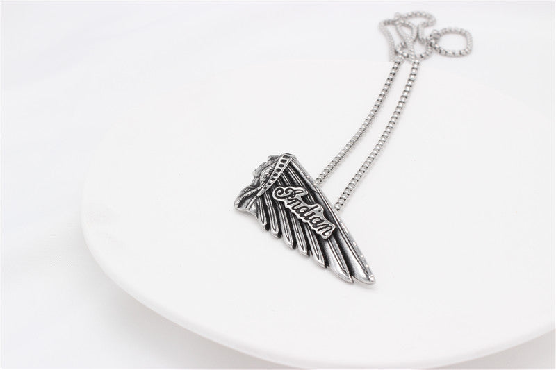 Indian Chief Titanium Steel Pendant Necklace