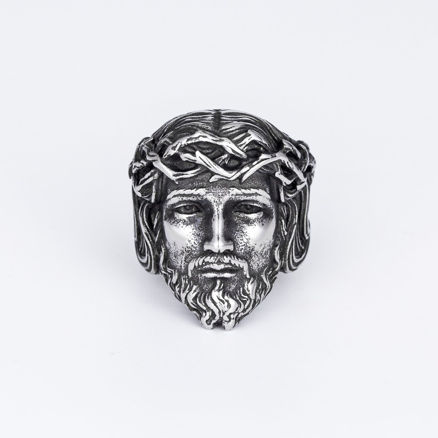 Steel Ring – Statement Punk Style For Men Everyday Edgy Dominance By Planderful Brand