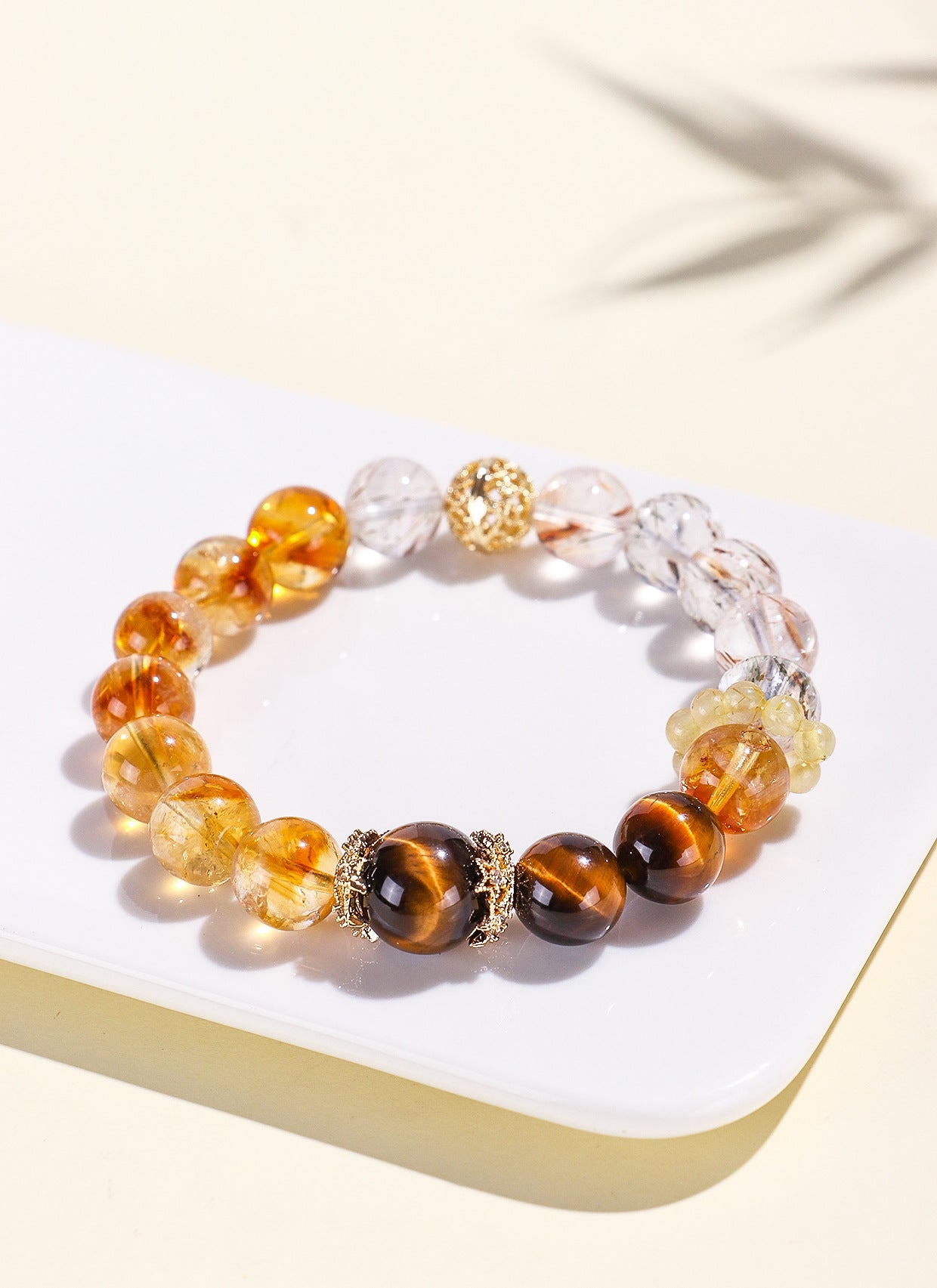 Planderful Fortune's Favor Bracelet – Premium Natural Crystal Beads