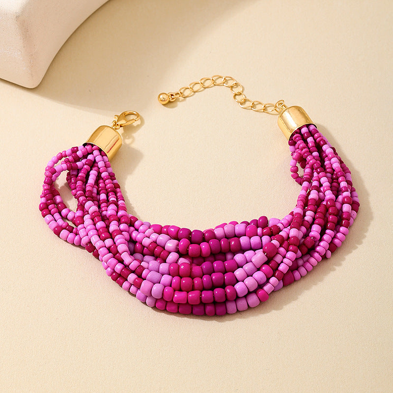 Planderful Vienna Verve Bracelet – Fashionable Multi-Layer Beach Accessory