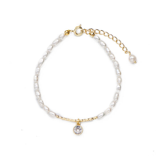 Luxurious Baroque Pearl Bracelet for Women by Planderful Collection
