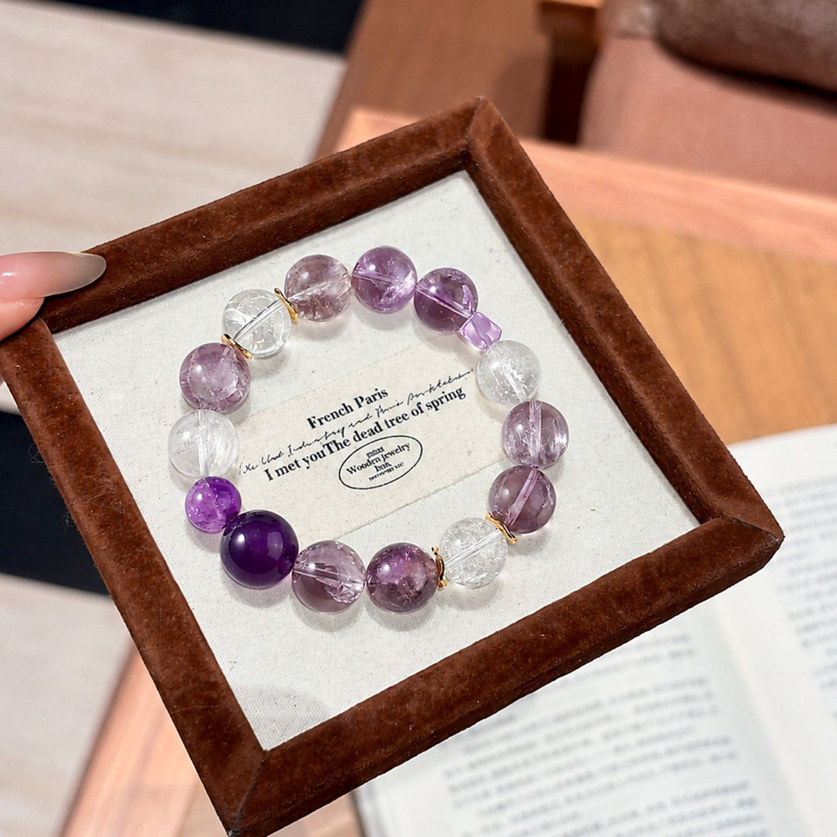Crushed-Ice Amethyst Bracelet
