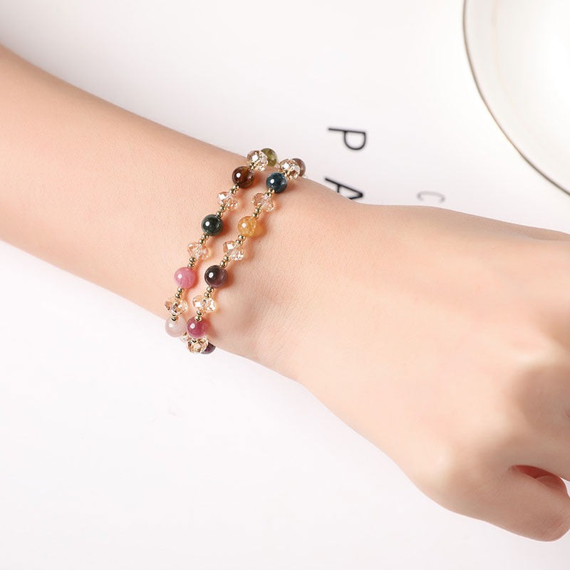 Radiant Tourmaline Sterling Silver Bracelet - Fortune's Favor Collection