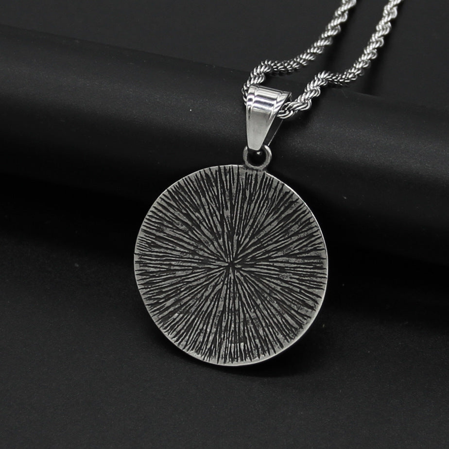 Stainless Steel Necklace - Vintage Egyptian Eye Of Horus Pendant With Timeless Ancient Power