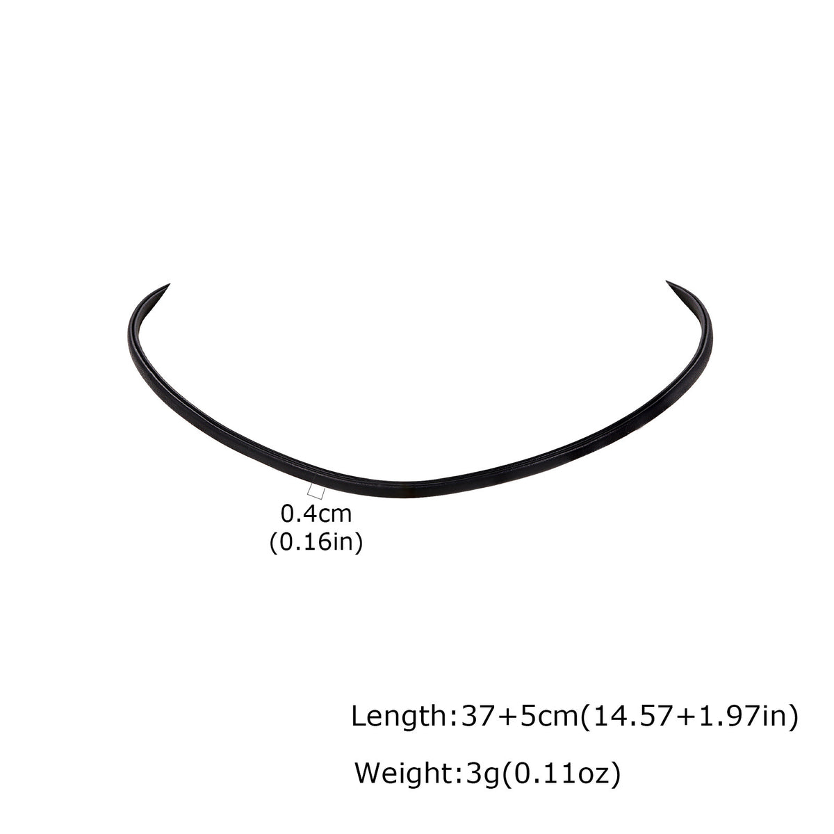 Stainless Steel Leather Necklace Collar – Gothic