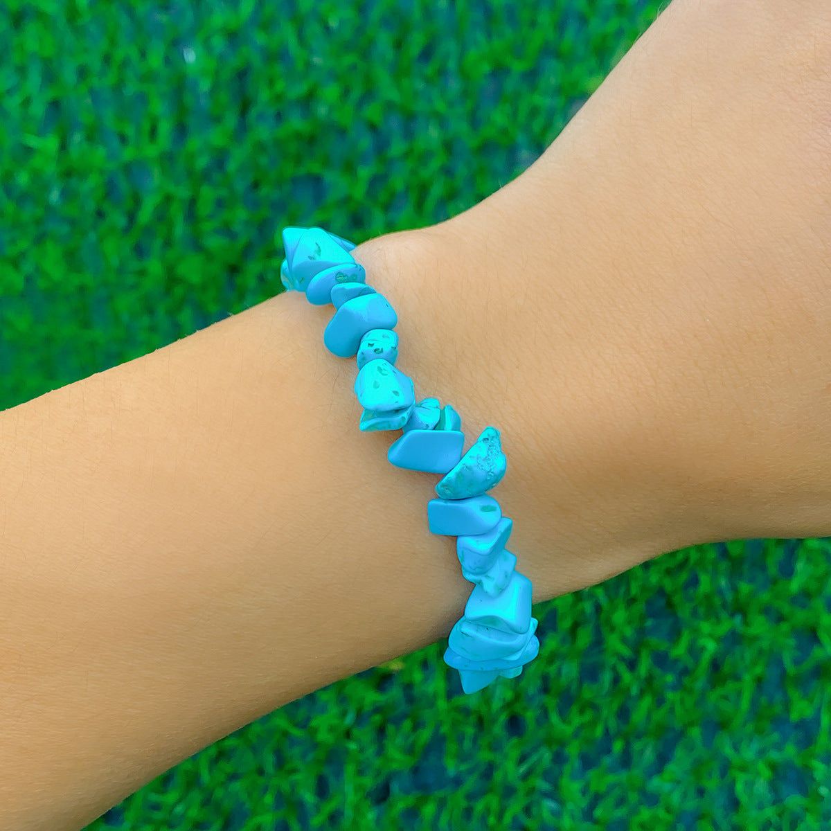 Planderful Vienna Verve Elastic Geometric Bracelet For Women Colorful Statement Jewelry
