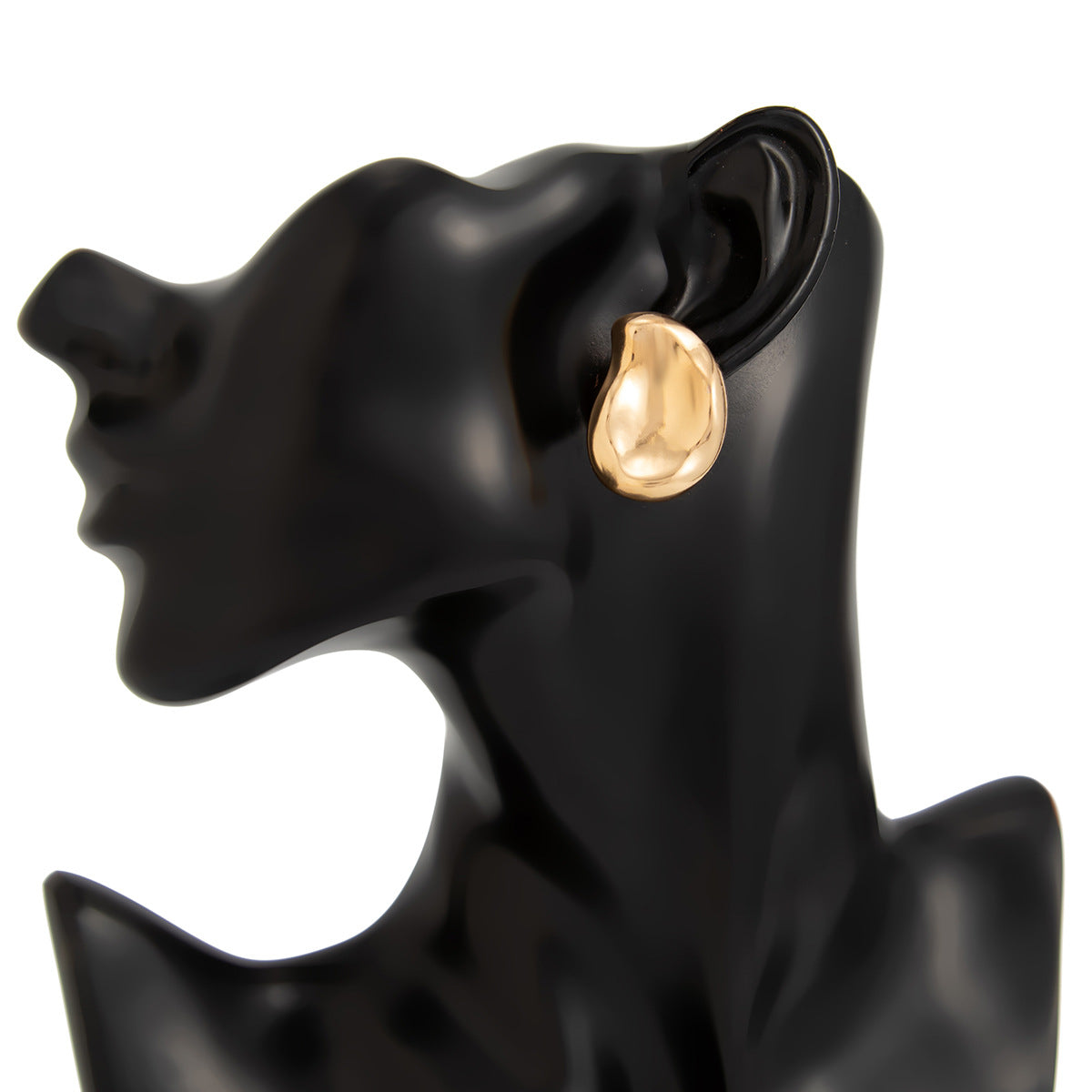 Planderful Vienna Verve C Shaped Geometric Earrings Exaggerated Irregular Statement Ear Jewelry for Women
