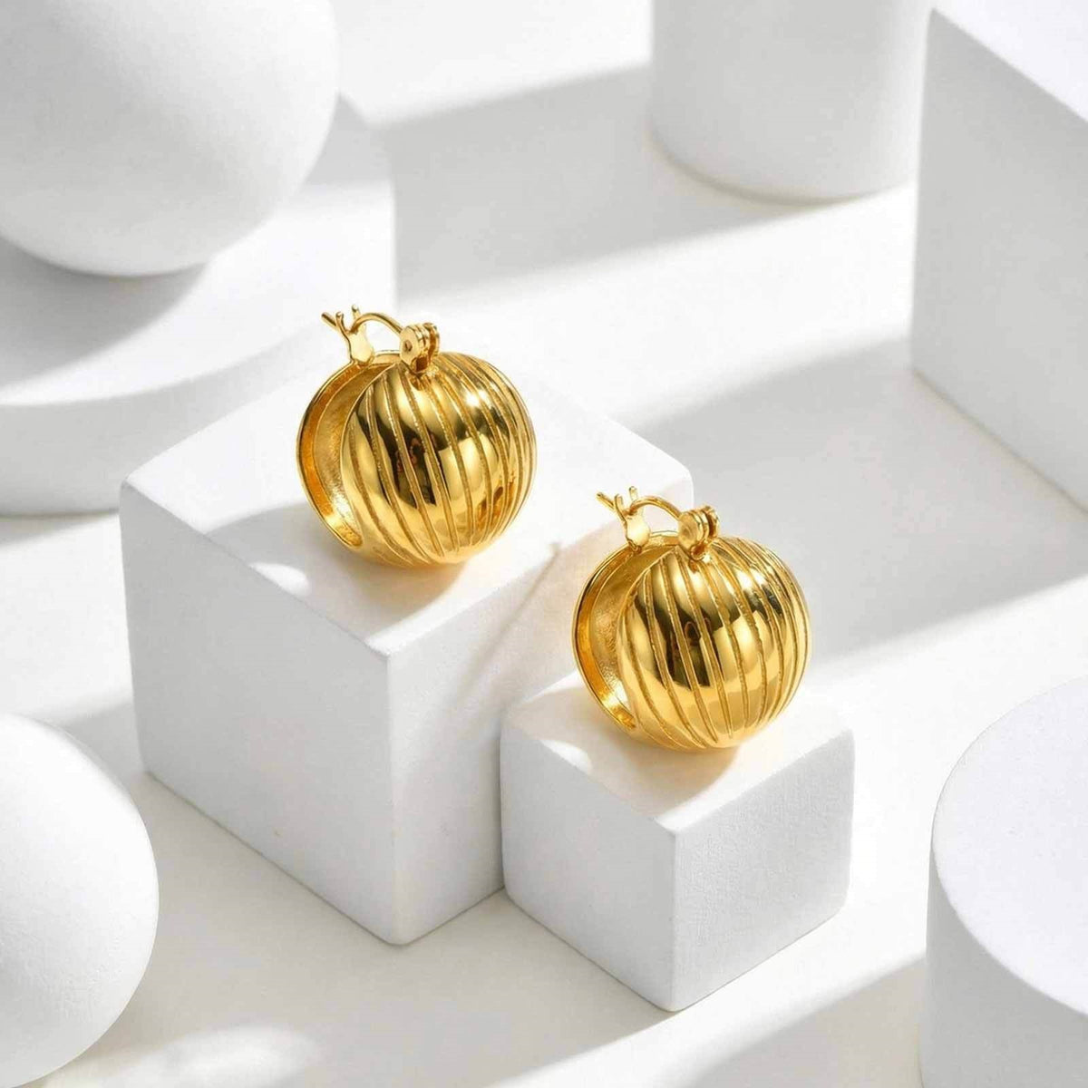 Modern Stainless Steel Earrings