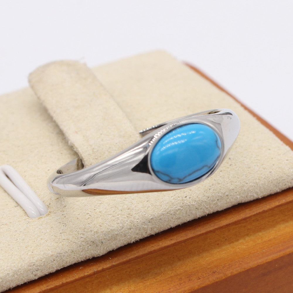 Cat Eye Ring Planderful Unisex Retro Jewelry Chic Minimalist Statement Stone For Women And Men