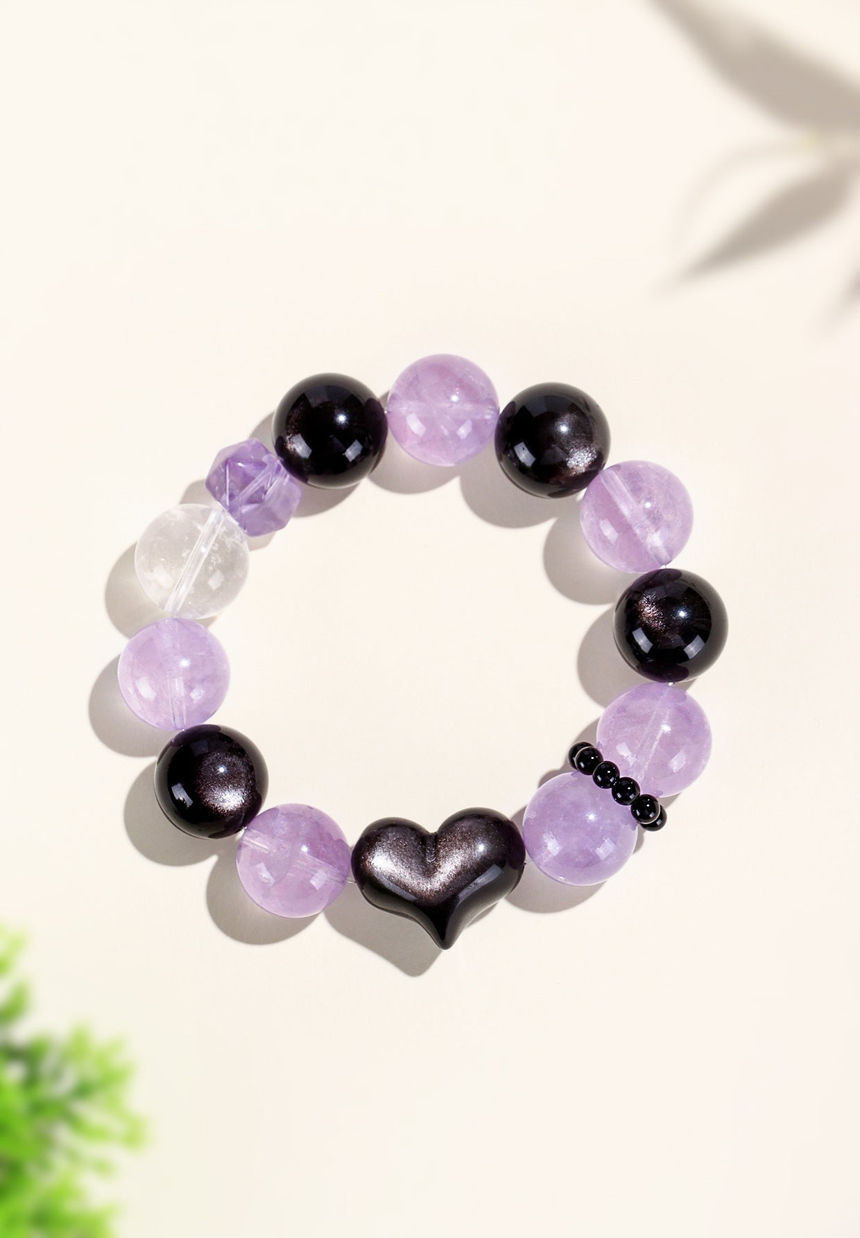 Planderful Fortune's Favor Bracelet – Premium Crystal and Obsidian Love Design