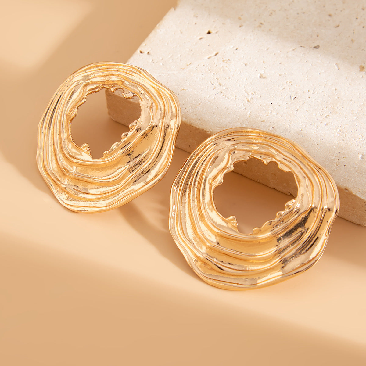 Planderful Vienna Verve Earrings – Fashionable Irregular Design