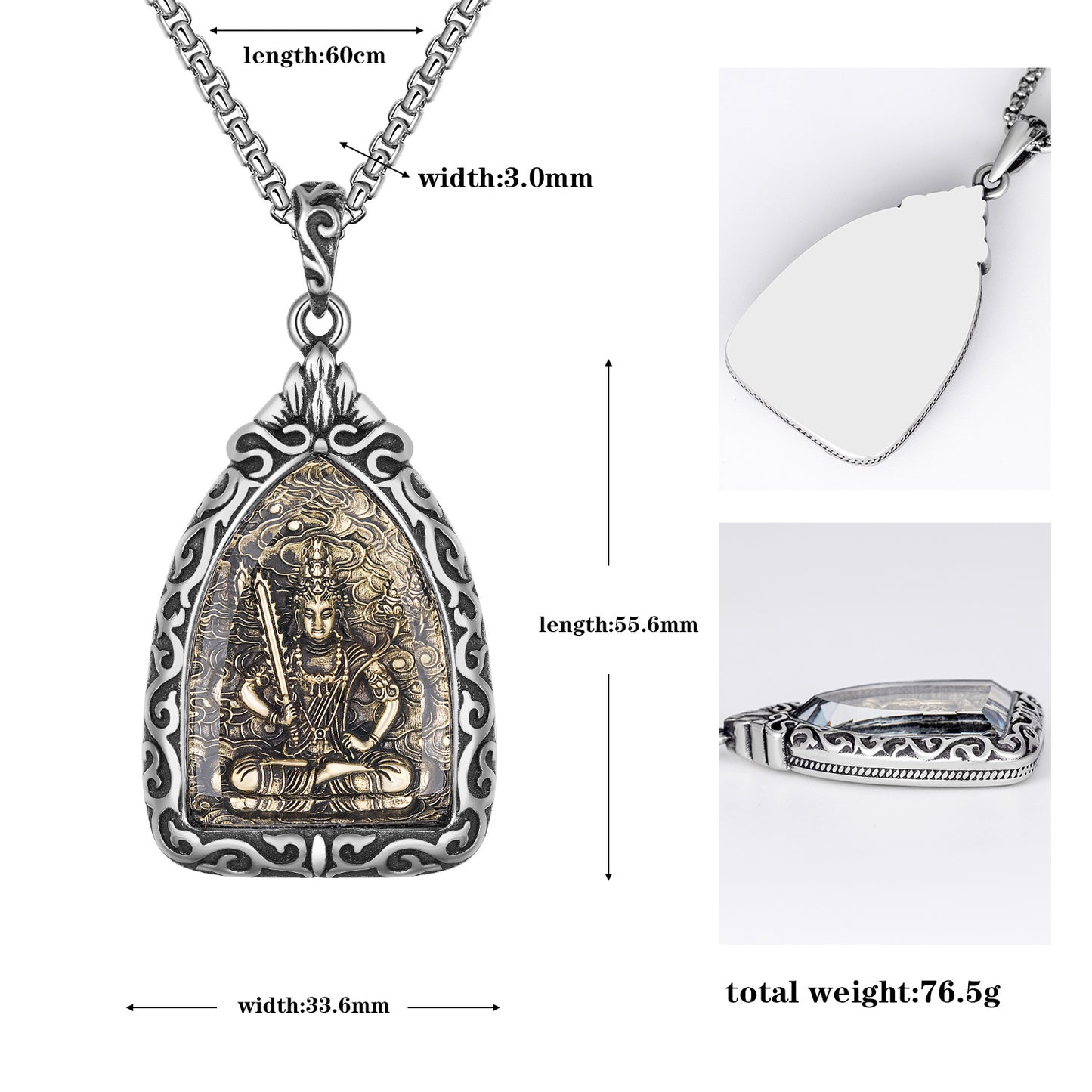 Steel Necklace – Statement Zodiac Guardians Edition