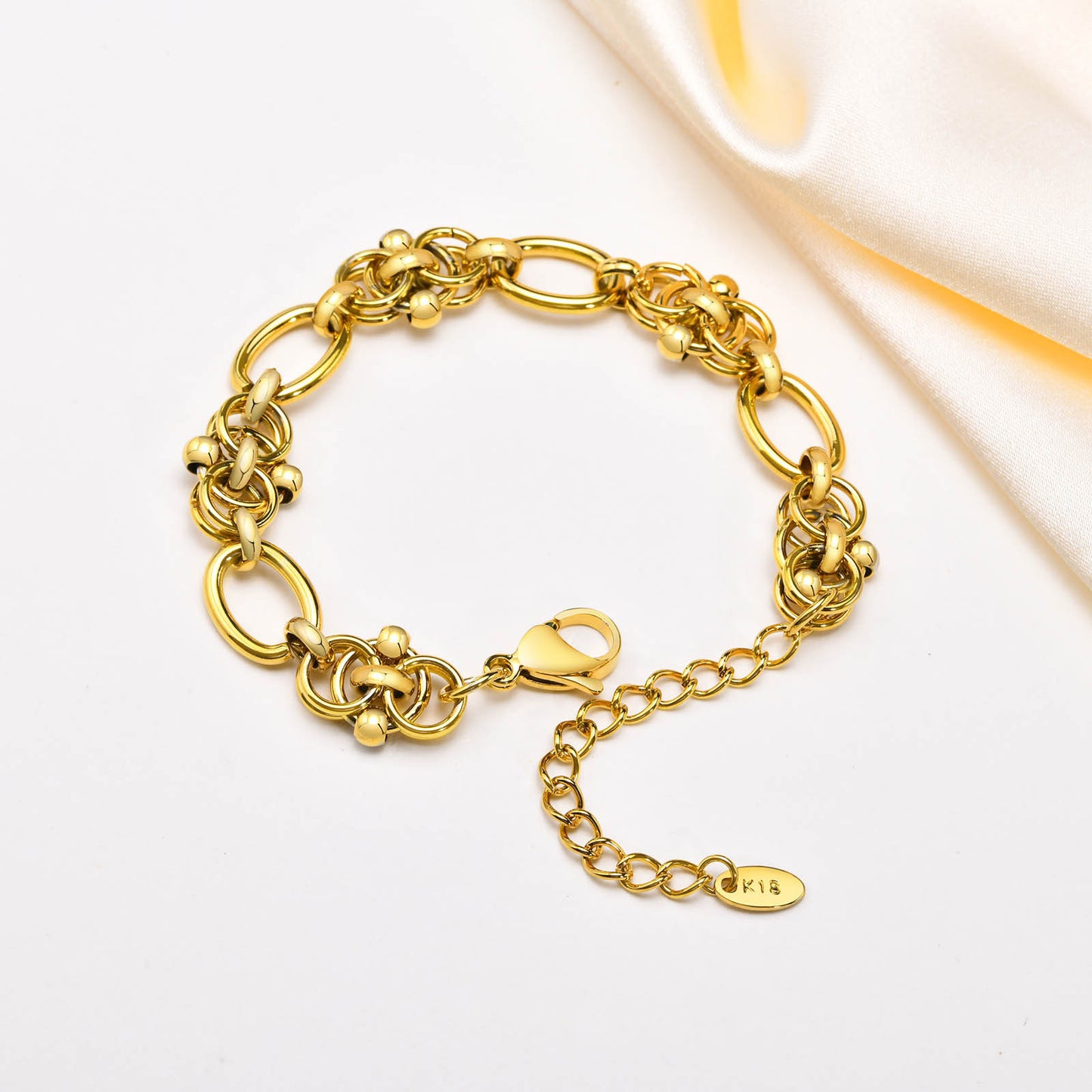 Gold Stainless Steel Handmade Chain Jewelry for Women
