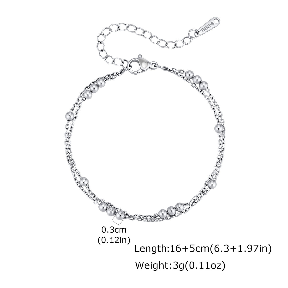 Korean Version Of The Stainless Steel Anklet Unisex