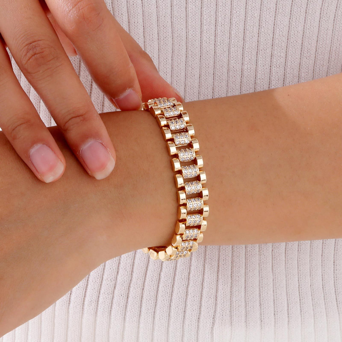 Zircon Copper Bracelet for Women