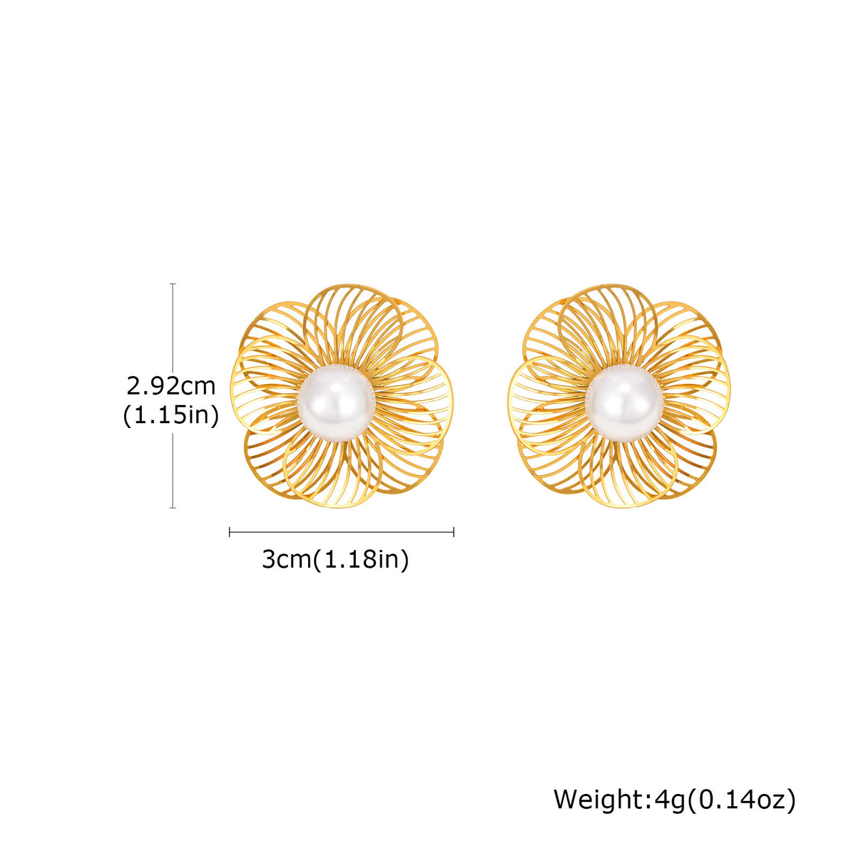Gold Floral Statement Earrings — 5 Elegant Styles