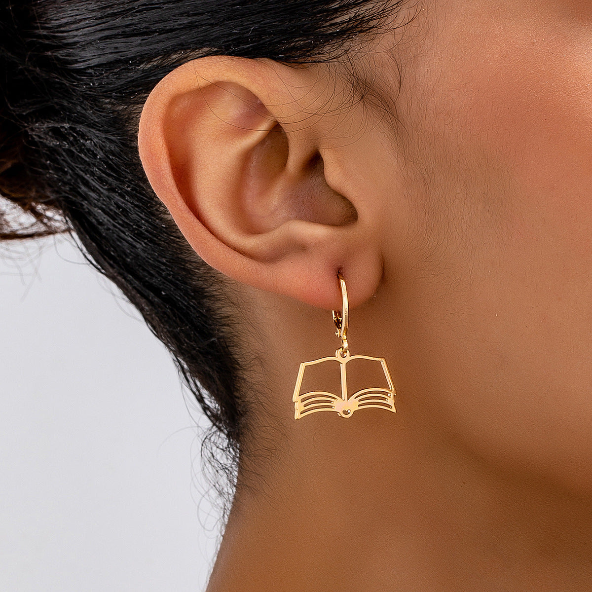 Planderful Vienna Verve Earrings – Stylish Hollow Book Design