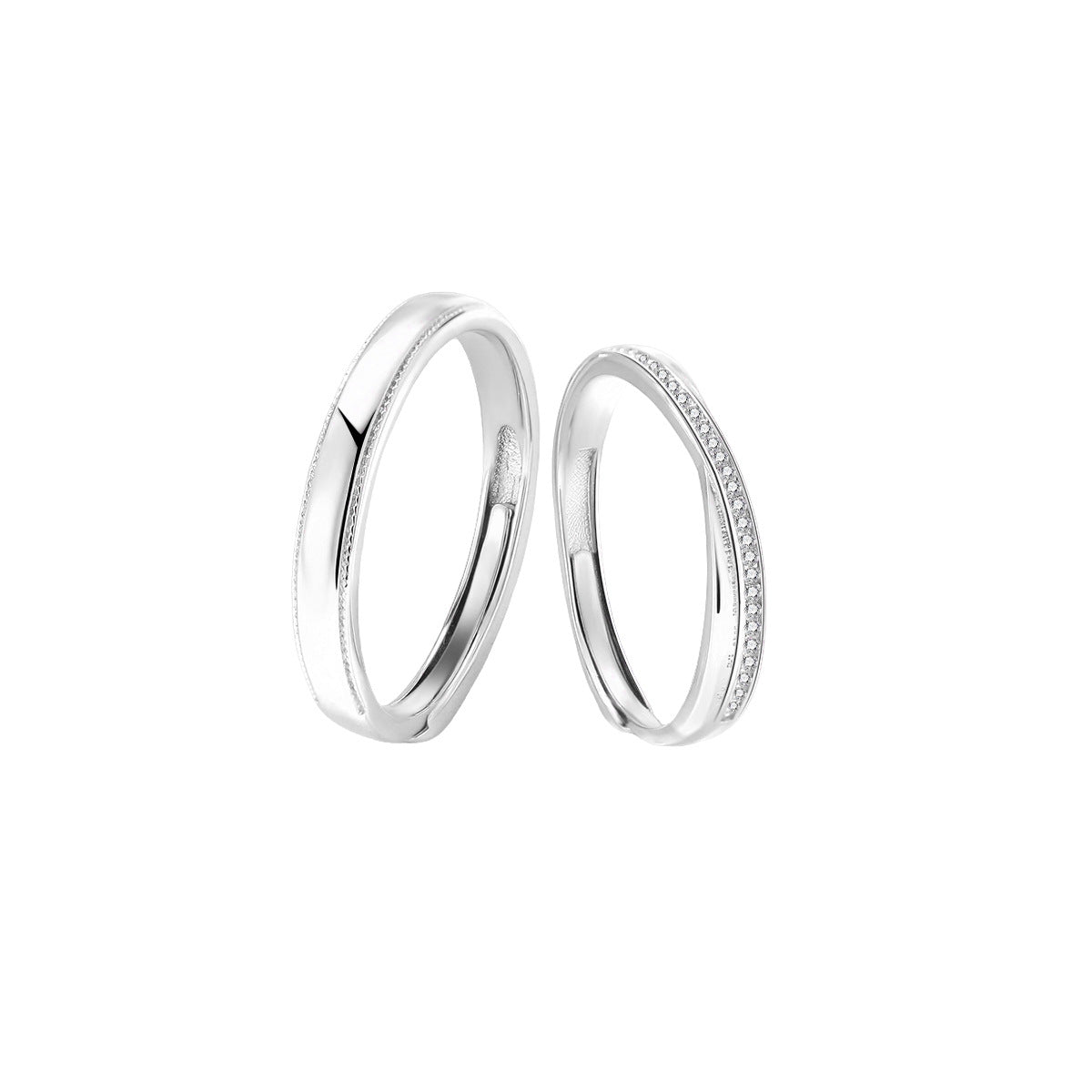 Promise Pair S925 Sterling Silver Ring