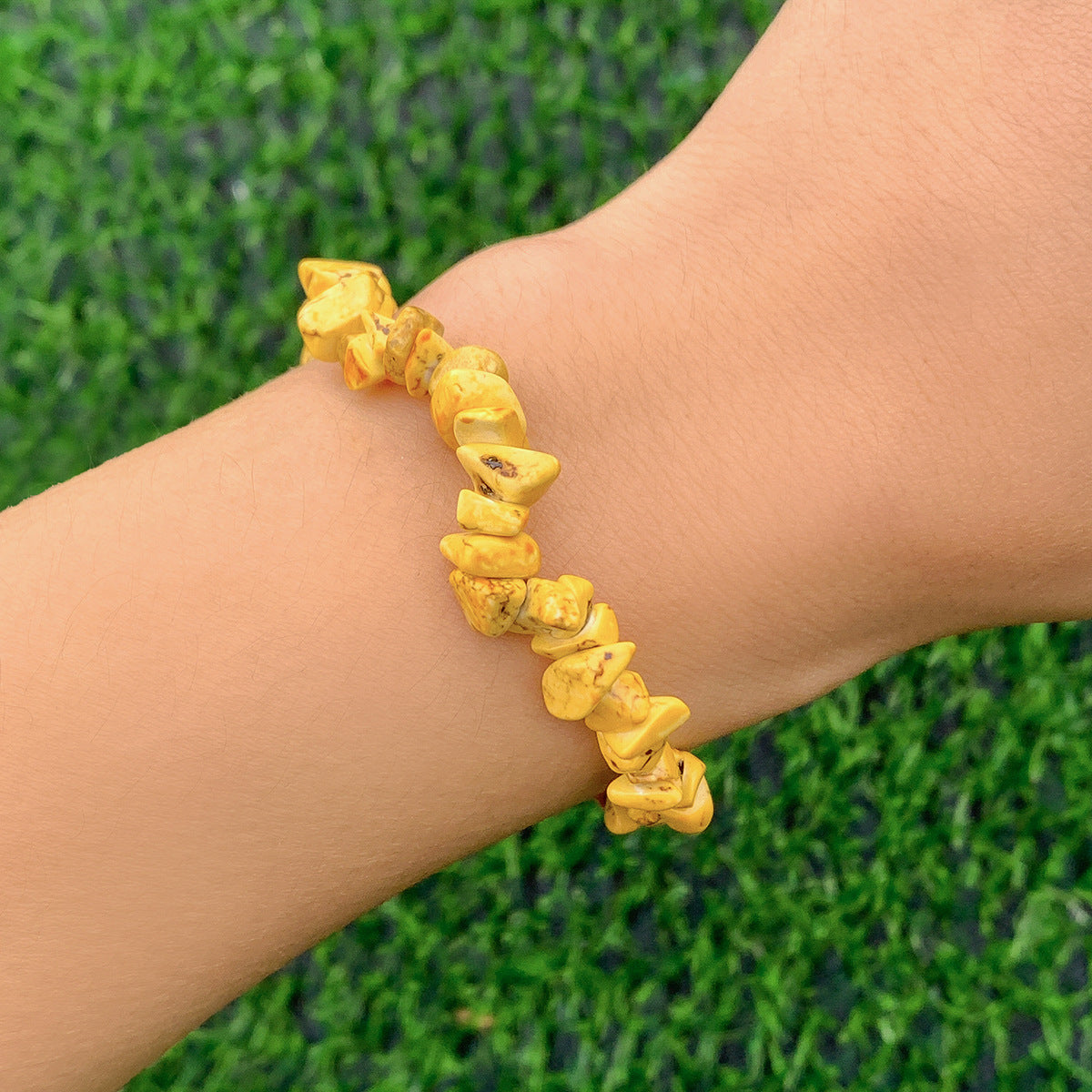 Planderful Vienna Verve Elastic Geometric Bracelet For Women Colorful Statement Jewelry