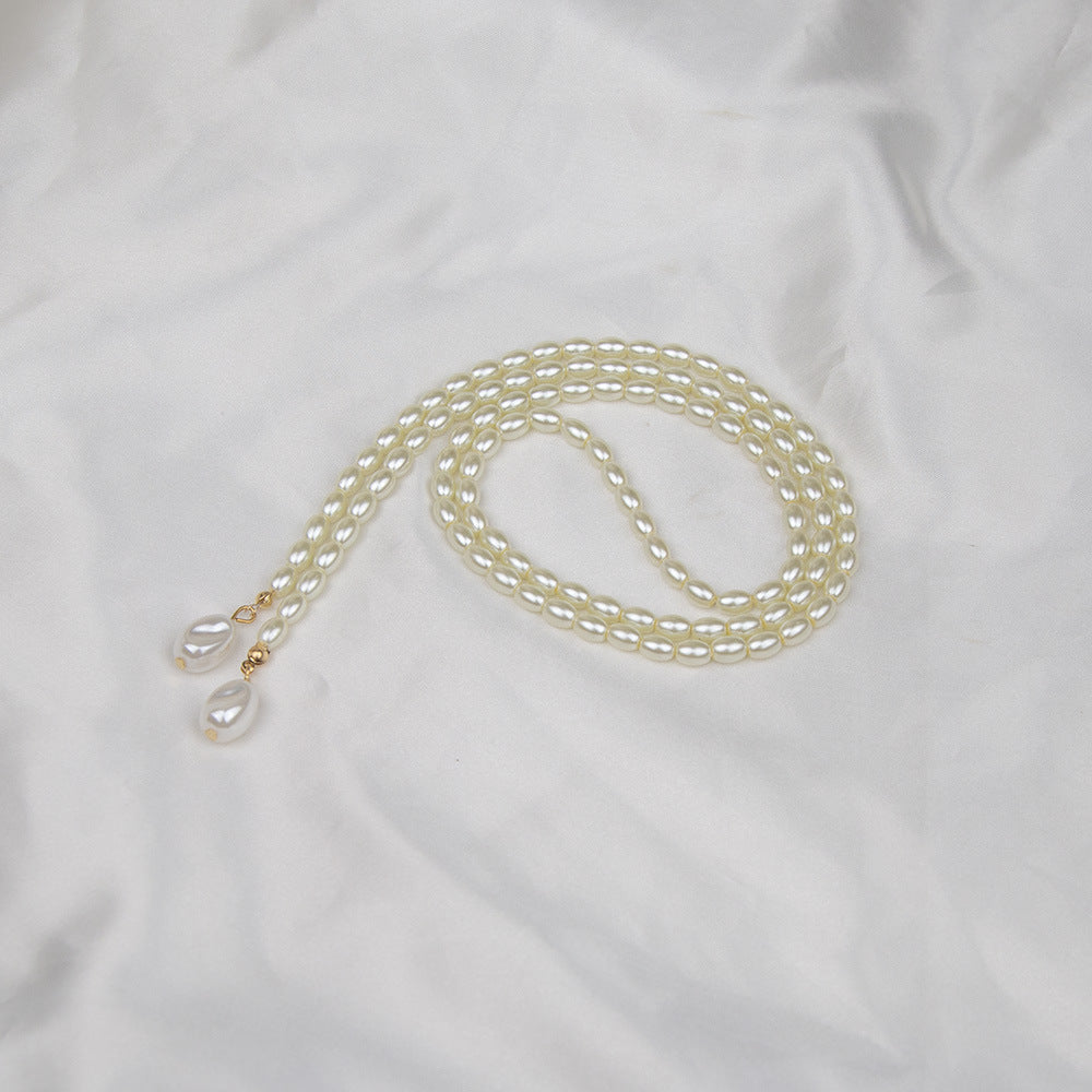 Luxurious Long European and American Pearl Necklace - Elegant Design for Women