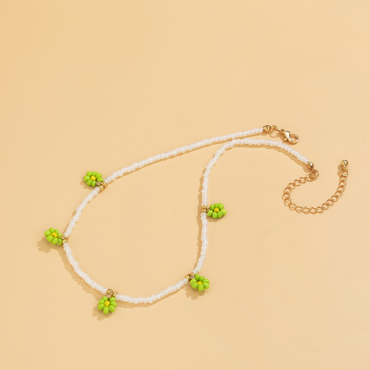 Planderful Vienna Verve Daisy Fringe Collarbone Necklace For Women Elegant Holiday Style