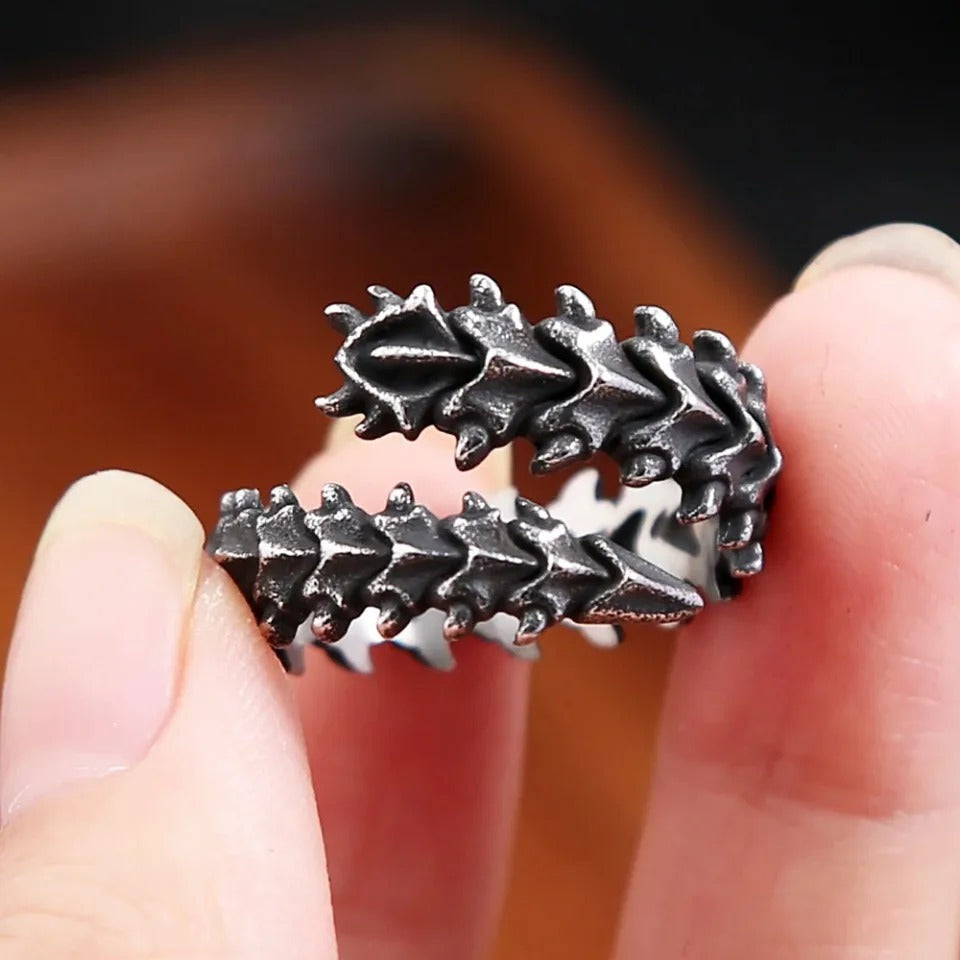 Gothic Skull Stainless Steel Men's Ring