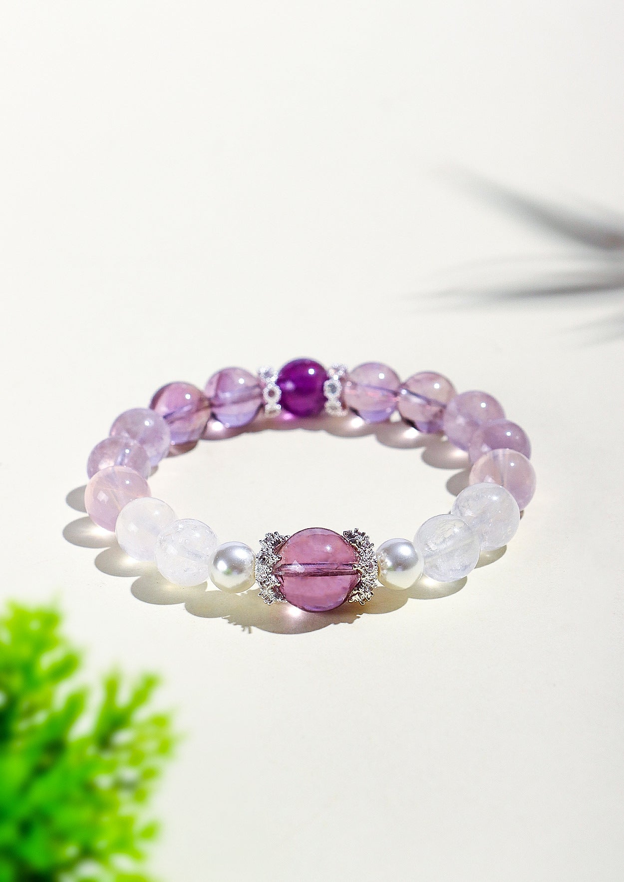 Planderful Fortune's Favor Amethyst Bracelet – Elegant Crystal Design