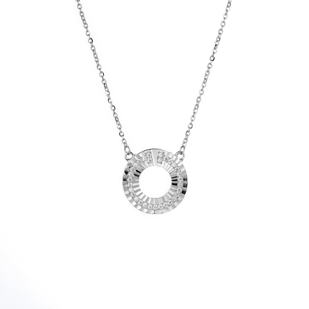 Niche Design Sense Light Luxury S925 Silver Necklace Pendant